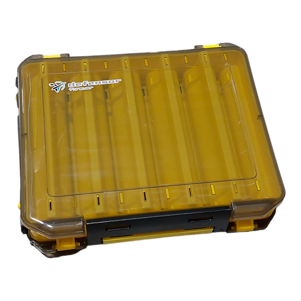 CAJA DE SENUELO PARA PESCA CHICA AMARILLO 20*17*4.5CM