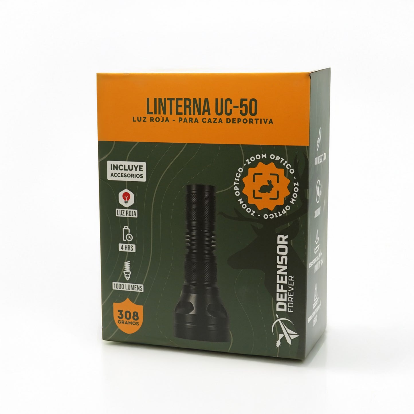 linterna luz roja