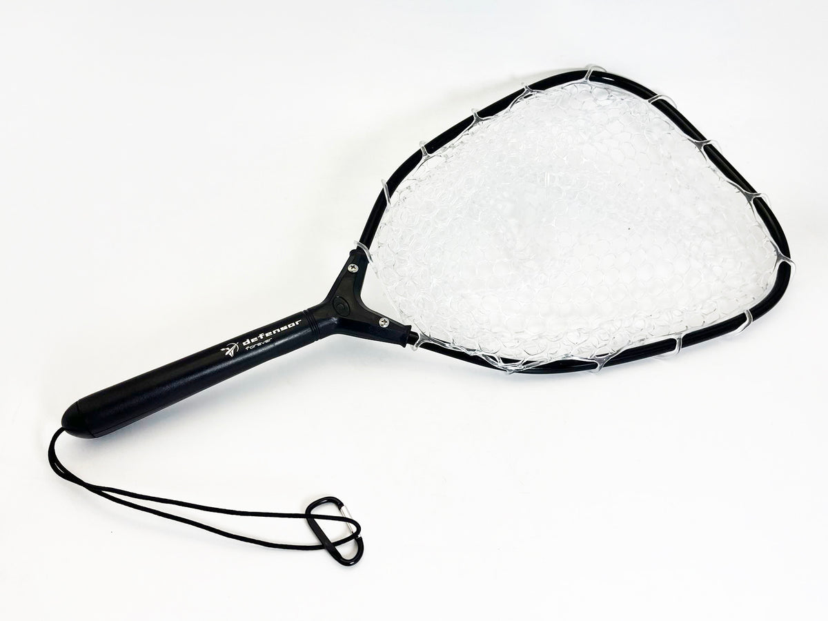 CHINGUILLO DE PESCA MALLA SILICONA NEGRO CON BLANCO